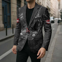 Personalized Denmark Viking Blazer Odin's Raven Legacy - Wonder Print Shop