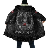 Personalized Denmark Viking Cloak Odin's Raven Legacy - Wonder Print Shop