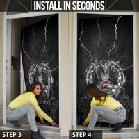 Denmark Viking Door Cover Odin's Raven Legacy - Wonder Print Shop