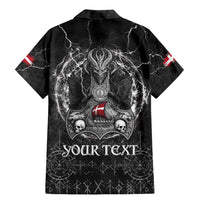 Personalized Denmark Viking Family Matching Mermaid Dress and Hawaiian Shirt Odin's Raven Legacy - Wonder Print Shop