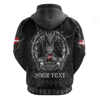 Personalized Denmark Viking Hoodie Odin's Raven Legacy - Wonder Print Shop
