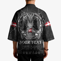 Personalized Denmark Viking Kimono Odin's Raven Legacy - Wonder Print Shop