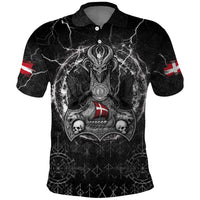 Personalized Denmark Viking Polo Shirt Odin's Raven Legacy - Wonder Print Shop
