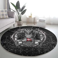 Denmark Viking Round Carpet Odin's Raven Legacy - Wonder Print Shop