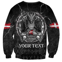 Personalized Denmark Viking Sweatshirt Odin's Raven Legacy - Wonder Print Shop