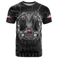Personalized Denmark Viking T Shirt Odin's Raven Legacy - Wonder Print Shop