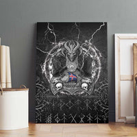 Iceland Viking Canvas Wall Art Odin's Raven Legacy - Wonder Print Shop