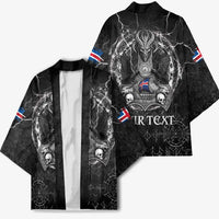 Personalized Iceland Viking Kimono Odin's Raven Legacy - Wonder Print Shop