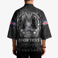 Personalized Iceland Viking Kimono Odin's Raven Legacy - Wonder Print Shop