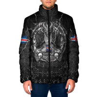 Personalized Iceland Viking Padded Jacket Odin's Raven Legacy - Wonder Print Shop