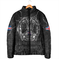 Personalized Iceland Viking Padded Jacket Odin's Raven Legacy - Wonder Print Shop