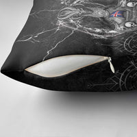 Iceland Viking Pillow Cover Odin's Raven Legacy - Wonder Print Shop
