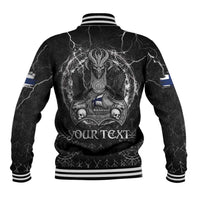 Personalized Finland Viking Baseball Jacket Odin's Raven Legacy - Wonder Print Shop