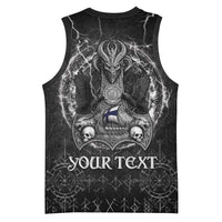 Personalized Finland Viking Basketball Jersey Odin's Raven Legacy - Wonder Print Shop