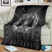Finland Viking Blanket Odin's Raven Legacy - Wonder Print Shop