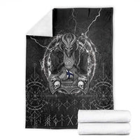 Finland Viking Blanket Odin's Raven Legacy - Wonder Print Shop