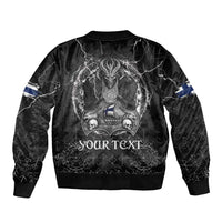 Personalized Finland Viking Bomber Jacket Odin's Raven Legacy - Wonder Print Shop