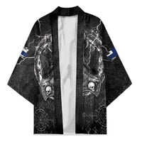 Personalized Finland Viking Kimono Odin's Raven Legacy - Wonder Print Shop