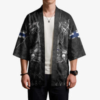 Personalized Finland Viking Kimono Odin's Raven Legacy - Wonder Print Shop