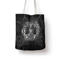 Finland Viking Tote Bag Odin's Raven Legacy - Wonder Print Shop