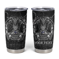 Personalized Finland Viking Tumbler Cup Odin's Raven Legacy - Wonder Print Shop