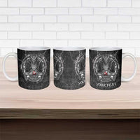 Personalized Greenland Viking Ceramic Mug Odin's Raven Legacy - Wonder Print Shop