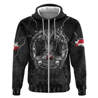 Personalized Greenland Viking Hoodie Odin's Raven Legacy - Wonder Print Shop