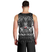 Personalized Greenland Viking Men Tank Top Odin's Raven Legacy - Wonder Print Shop