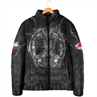 Personalized Greenland Viking Padded Jacket Odin's Raven Legacy - Wonder Print Shop