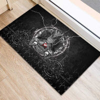Greenland Viking Rubber Doormat Odin's Raven Legacy - Wonder Print Shop