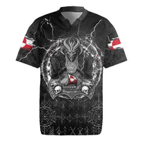 Personalized Greenland Viking Rugby Jersey Odin's Raven Legacy - Wonder Print Shop