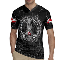 Personalized Greenland Viking Rugby Jersey Odin's Raven Legacy - Wonder Print Shop