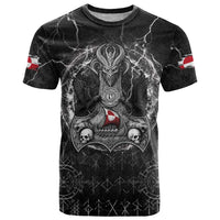 Personalized Greenland Viking T Shirt Odin's Raven Legacy - Wonder Print Shop