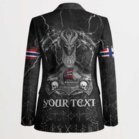 Personalized Norway Viking Blazer Odin's Raven Legacy - Wonder Print Shop