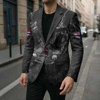 Personalized Norway Viking Blazer Odin's Raven Legacy - Wonder Print Shop