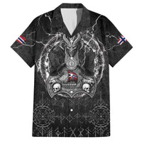 Personalized Norway Viking Family Matching Off The Shoulder Long Sleeve Dress and Hawaiian Shirt Odin's Raven Legacy - Wonder Print Shop