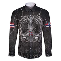 Personalized Norway Viking Family Matching Off Shoulder Short Dress and Hawaiian Shirt Odin's Raven Legacy - Wonder Print Shop