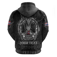 Personalized Norway Viking Hoodie Odin's Raven Legacy - Wonder Print Shop