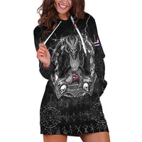 Personalized Norway Viking Hoodie Dress Odin's Raven Legacy - Wonder Print Shop