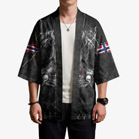 Personalized Norway Viking Kimono Odin's Raven Legacy - Wonder Print Shop