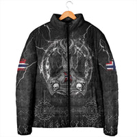 Personalized Norway Viking Padded Jacket Odin's Raven Legacy - Wonder Print Shop