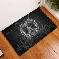 Norway Viking Rubber Doormat Odin's Raven Legacy - Wonder Print Shop
