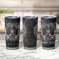 Personalized Norway Viking Tumbler Cup Odin's Raven Legacy - Wonder Print Shop