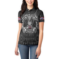 Personalized Norway Viking Women Polo Shirt Odin's Raven Legacy - Wonder Print Shop