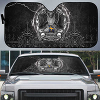 Sweden Viking Auto Sun Shade Odin's Raven Legacy - Wonder Print Shop
