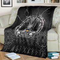 Sweden Viking Blanket Odin's Raven Legacy - Wonder Print Shop