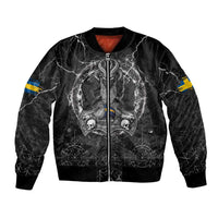 Personalized Sweden Viking Bomber Jacket Odin's Raven Legacy - Wonder Print Shop