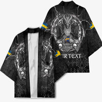 Personalized Sweden Viking Kimono Odin's Raven Legacy - Wonder Print Shop