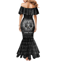 Personalized Sweden Viking Mermaid Dress Odin's Raven Legacy - Wonder Print Shop