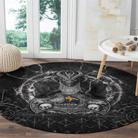 Sweden Viking Round Carpet Odin's Raven Legacy - Wonder Print Shop
